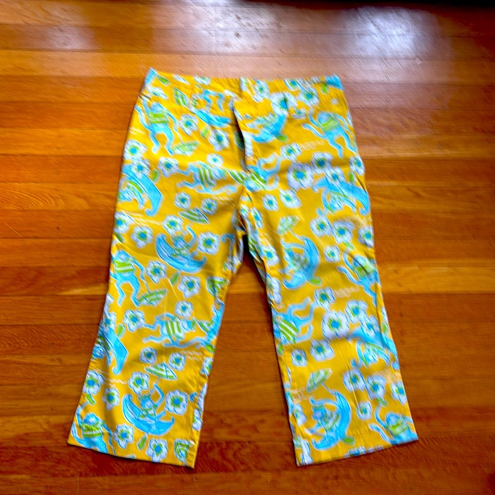 Lilly Pulitzer Monkey print cotton pants. Great condition